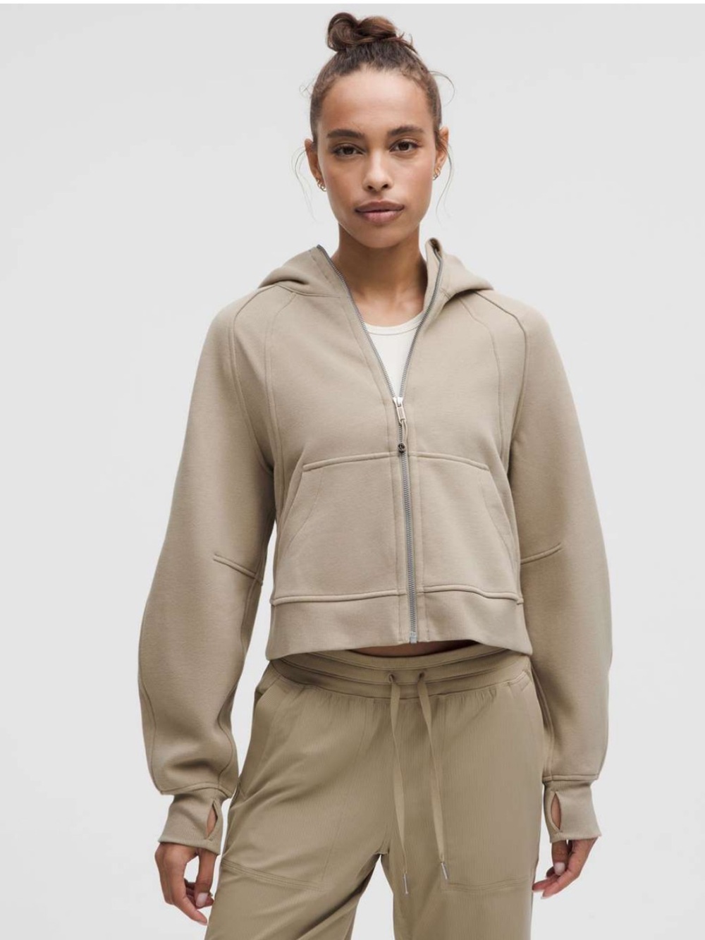 NWT Lululemon Scuba Oversized Full-Zip Hoodie / Sheer Oak